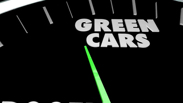 green cars